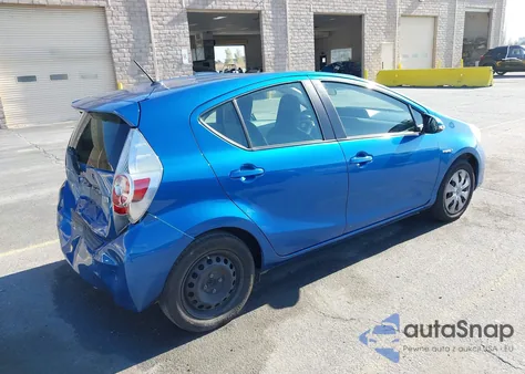 2012 Toyota Prius C One from USA, damaged, VIN JTDKDTB39C1011180